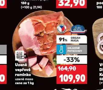 Kaufland Uzené vepřové ramínko nabídka