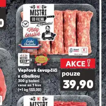 Kaufland Vepřové čevapčiči s cibulkou nabídka