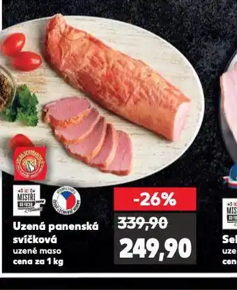 Kaufland Uzená panenská svíčková nabídka