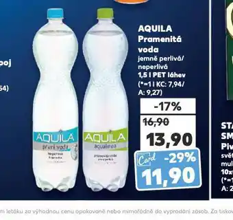 Kaufland Aquila nabídka