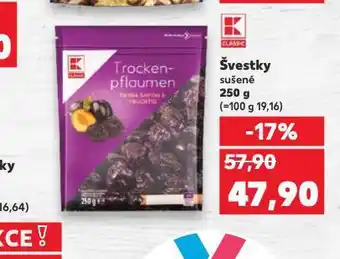 Kaufland Švestky sušené nabídka