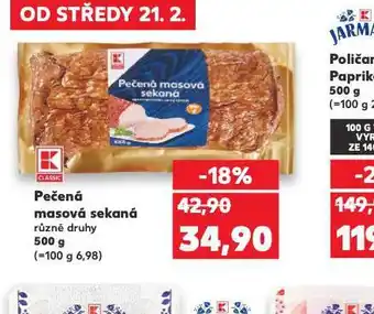 Kaufland Pečená masová sekaná nabídka