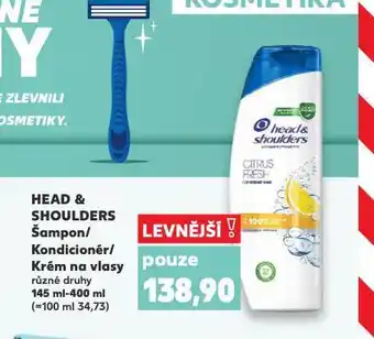 Kaufland Head&shoulders šampon nabídka