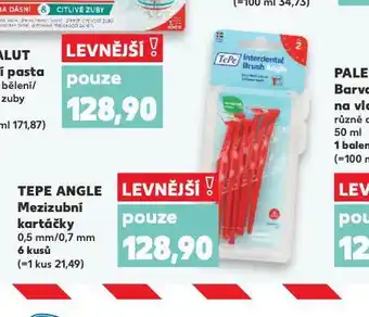 Kaufland Tepe angle mezizubní kartáčky nabídka