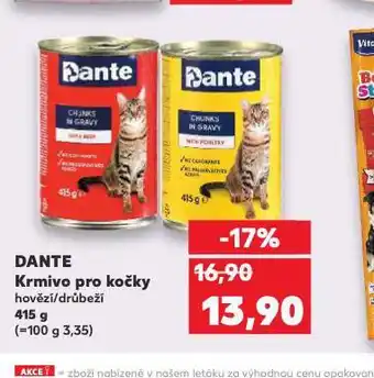 Kaufland Dante krmivo pro kočky nabídka