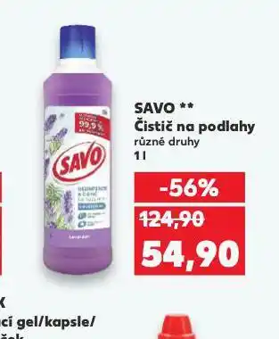 Kaufland Savo čistič na podlahy nabídka
