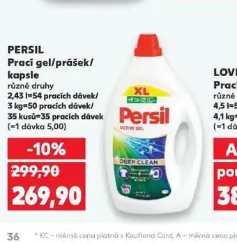 Kaufland Persil prací prostředek nabídka