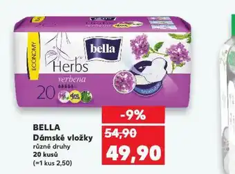 Kaufland Bella dámské vložky nabídka