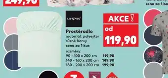 Kaufland Napínací prostěradlo 90-100 x 200 cm nabídka