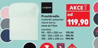 Kaufland Napínací prostěradlo 180-200 x 200 cm nabídka