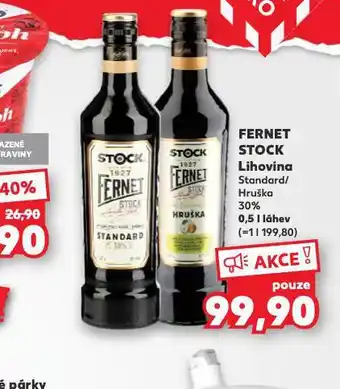 Kaufland Fernet stock nabídka