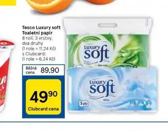 Tesco Tesco luxiry soft toaletní papír nabídka