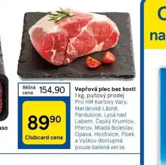 Tesco Vepřová plec bez kosti nabídka