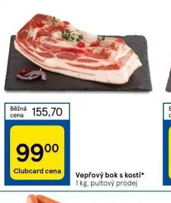 Tesco Vepřový bok s kostí nabídka