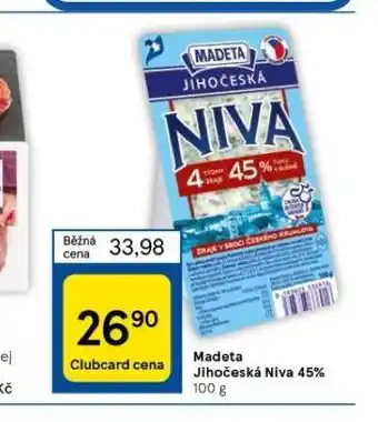Tesco Madeta jihočeská niva 45% nabídka