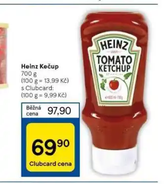 Tesco Heinz kečup nabídka