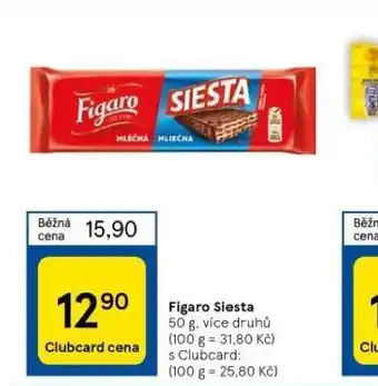 Tesco Figaro siesta nabídka