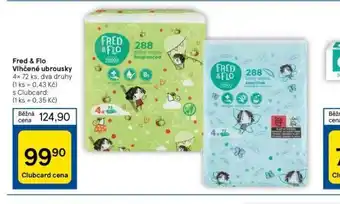 Tesco Fred & flo dětské pleny nabídka