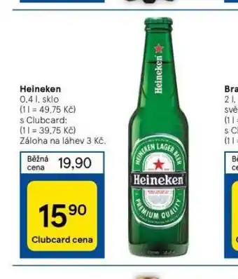 Tesco Pivo heineken nabídka
