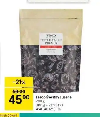 Tesco Tesco švestky sušené nabídka