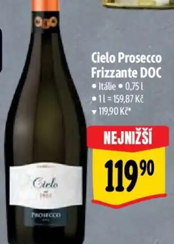 Albert Cielo Prosecco Frizzante DOC 0.75L nabídka