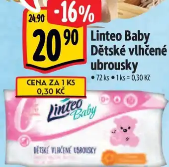 Albert Linteo Baby Dětské vlhčené ubrousky nabídka