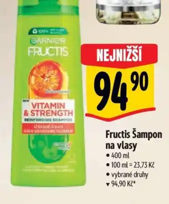 Albert Fructis Šampon na vlasy nabídka