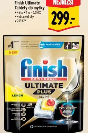 Albert Finish Ultimate Tablety do myčky nabídka