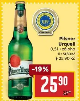 Billa Pilsner Urquell 0.5L nabídka