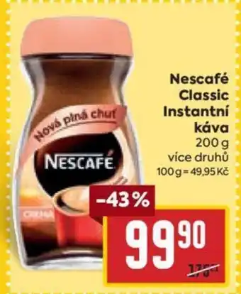 Billa Nescafé Classic Instantní Κάνα nabídka
