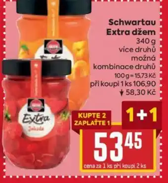 Billa Schwartau Extra džem nabídka