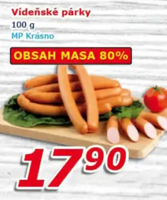 ESO MARKET Vídeňské párky nabídka