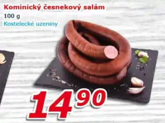 ESO MARKET Kominický česnekový salám nabídka