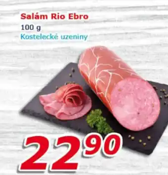 ESO MARKET Salám Rio Ebro 100 g Kostelecké uzeniny nabídka