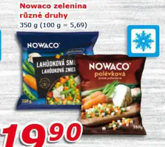 ESO MARKET Nowaco zelenina různé druhy nabídka