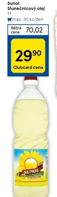 Tesco Sunol Slunečnicový olej nabídka