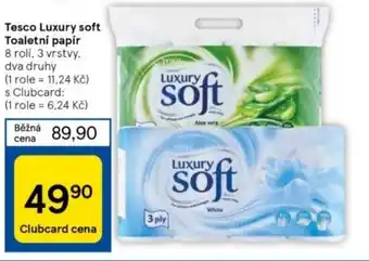 Tesco Tesco Luxury soft Toaletní papír nabídka