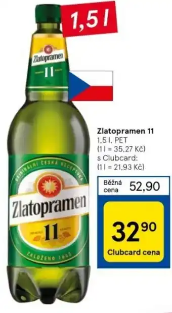 Tesco Zlatopramen 11 nabídka