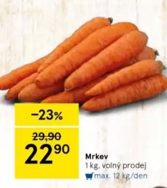 Tesco Mrkev nabídka