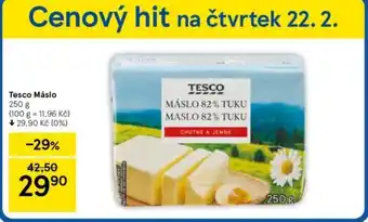 Tesco Tesco Máslo 250 g nabídka