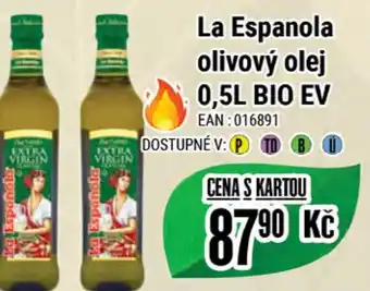 Tamda Foods La Espanola olivový olej 0,5L BIO EV nabídka