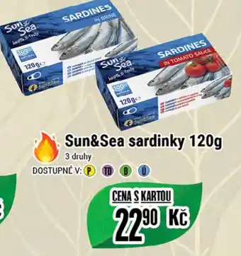 Tamda Foods Sun&Sea sardinky 120g nabídka