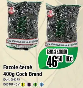 Tamda Foods Fazole černé 400g Cock Brand nabídka