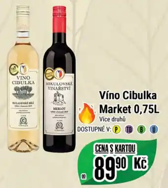 Tamda Foods Víno Cibulka Market 0,75L nabídka