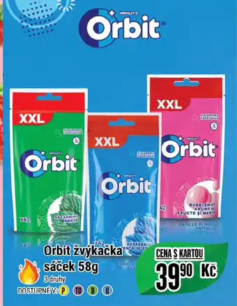 Tamda Foods Orbit žvýkačka sáček 58g nabídka