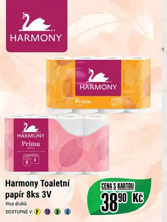 Tamda Foods Harmony Toaletní papír 8ks 3V nabídka