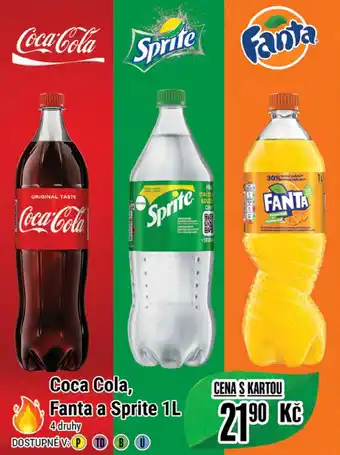 Tamda Foods Coca Cola, Fanta a Sprite 1L nabídka