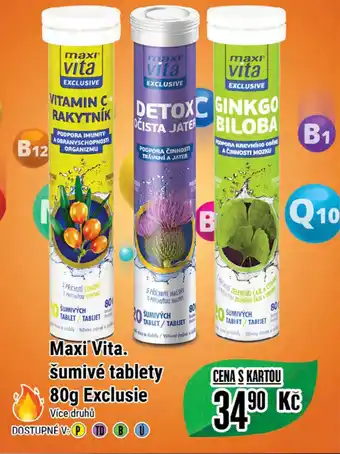 Tamda Foods Maxi Vita. šumivé tablety 80g Exclusie nabídka