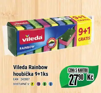 Tamda Foods Vileda Rainbow houbička 9+1ks nabídka