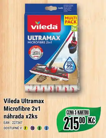 Tamda Foods Vileda Ultramax Microfibre 2v1 náhrada x2ks nabídka